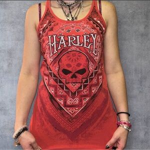 Harley-Davidson Vibrant Red Tank Top